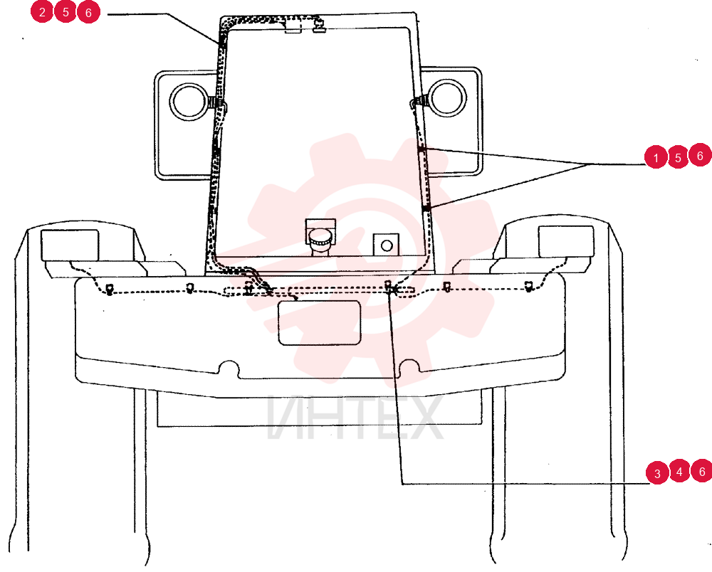 CLAMP,8mm, Coat, 9mm Bolt Hole, P Type 10450090 (1)
