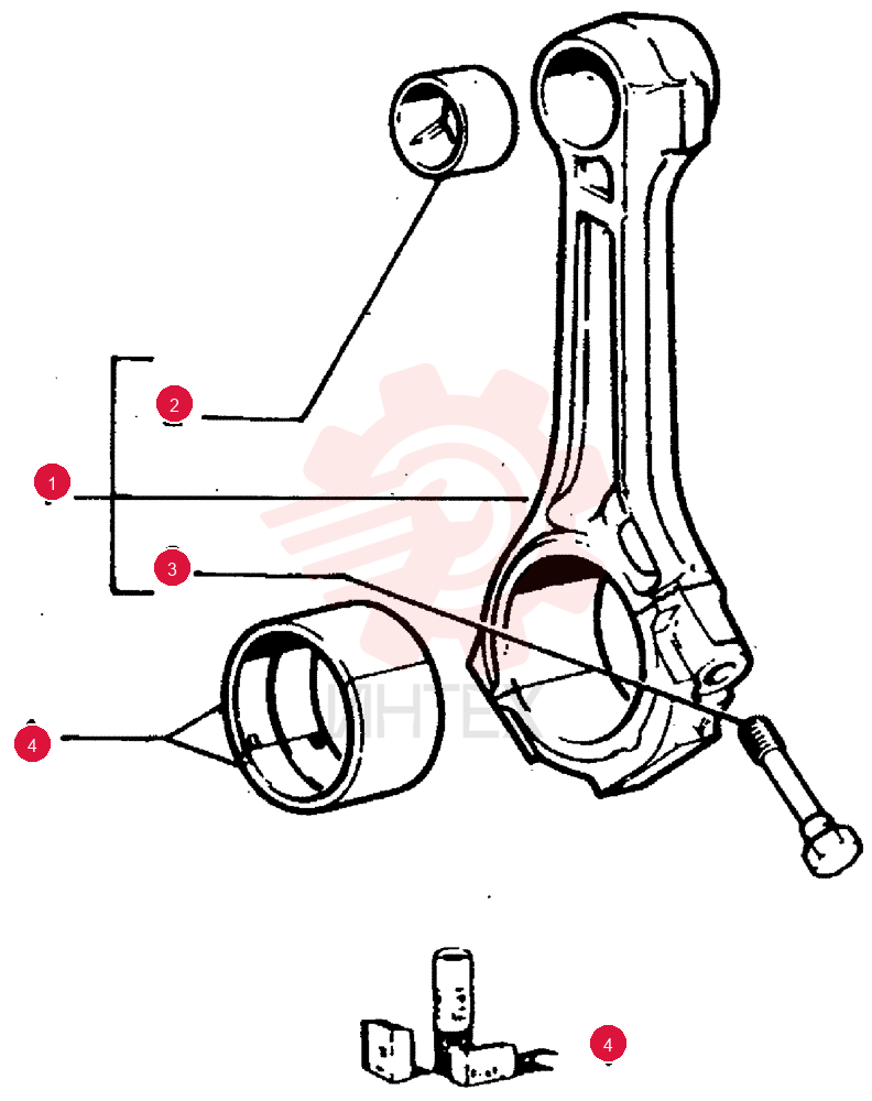 CONNECTING ROD - ASSEMBLY 47813426