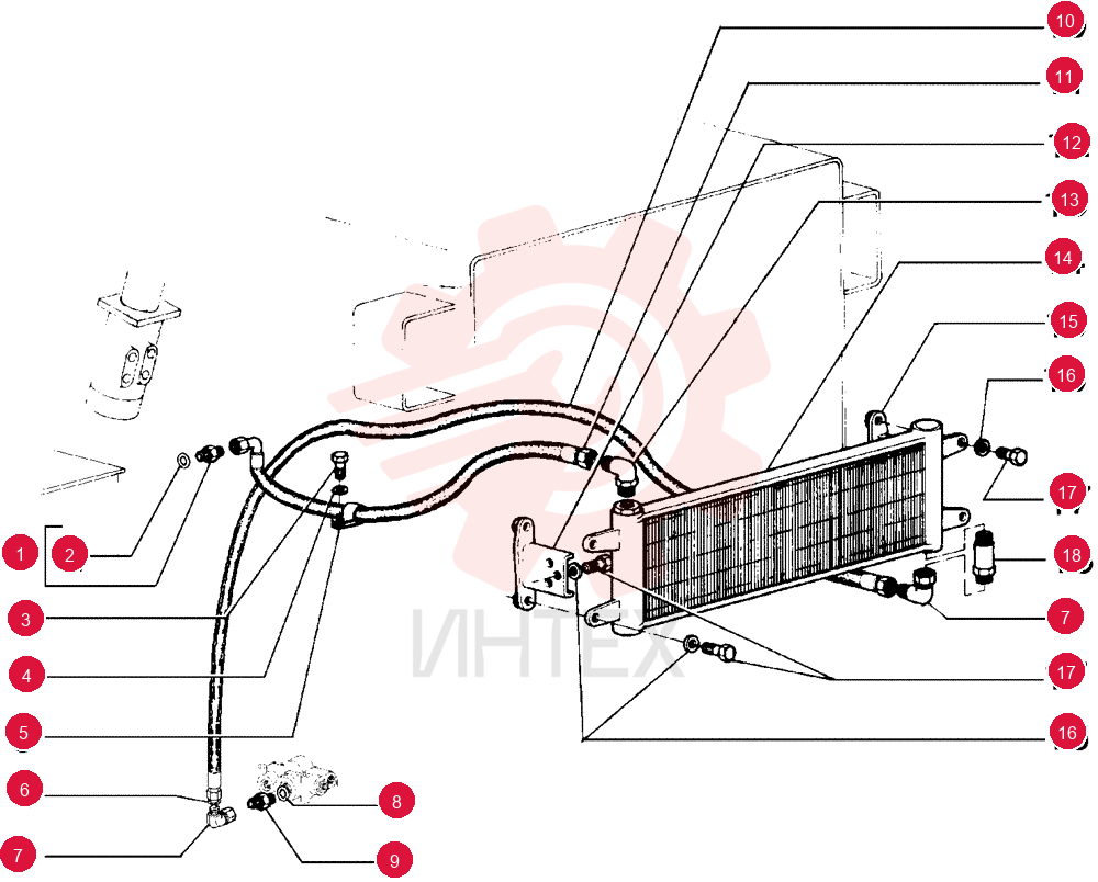 HYD CONNECTOR 70922981