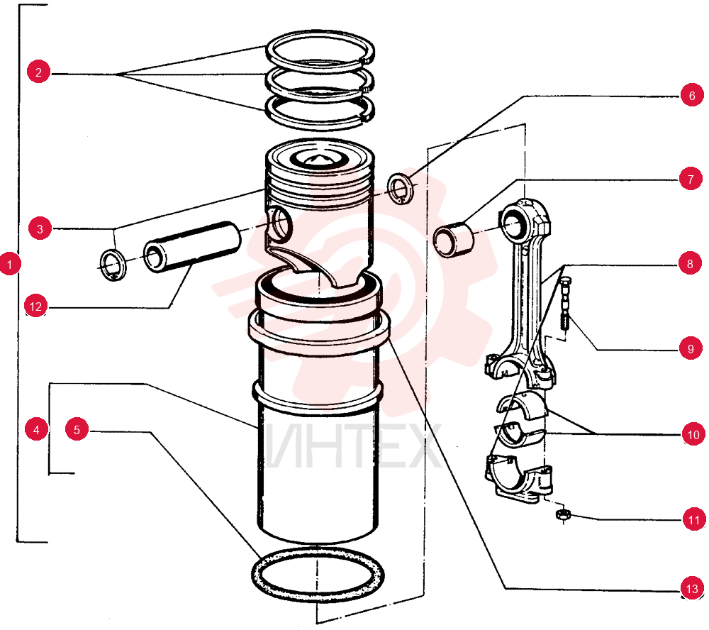 PISTON ASSY 75286317
