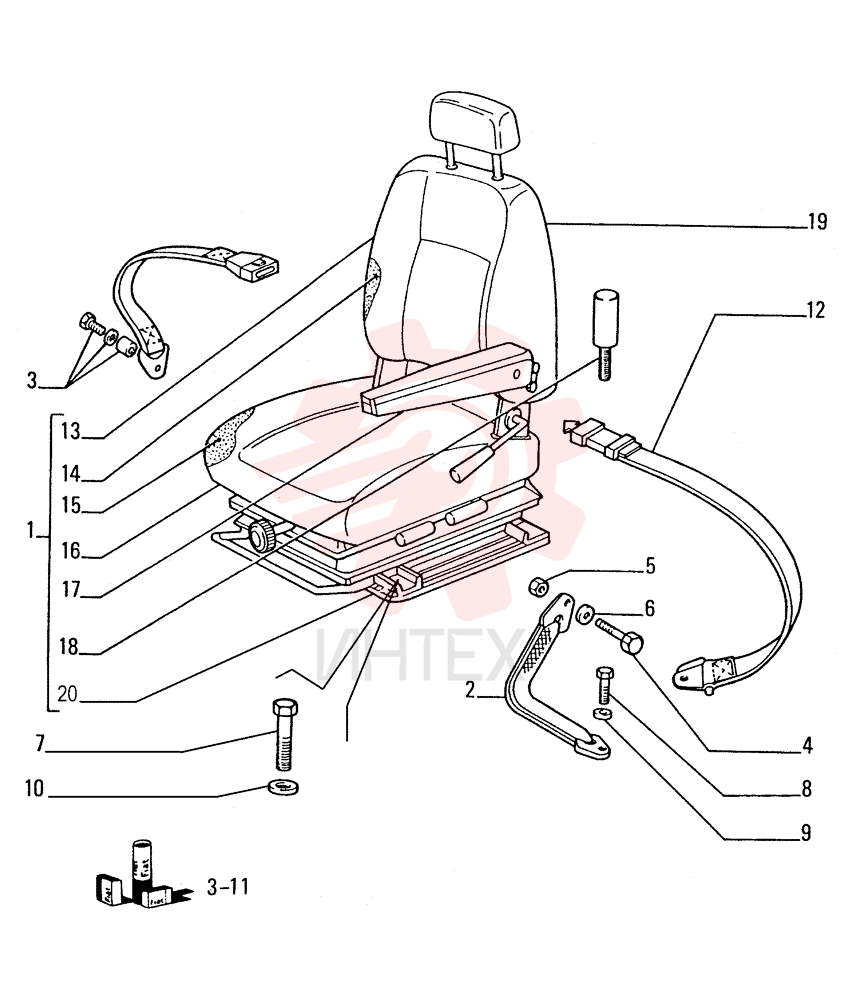 DRIVER SEAT 76032746
