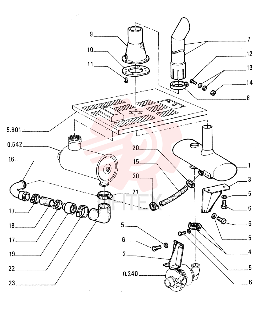 MUFFLER 79101549