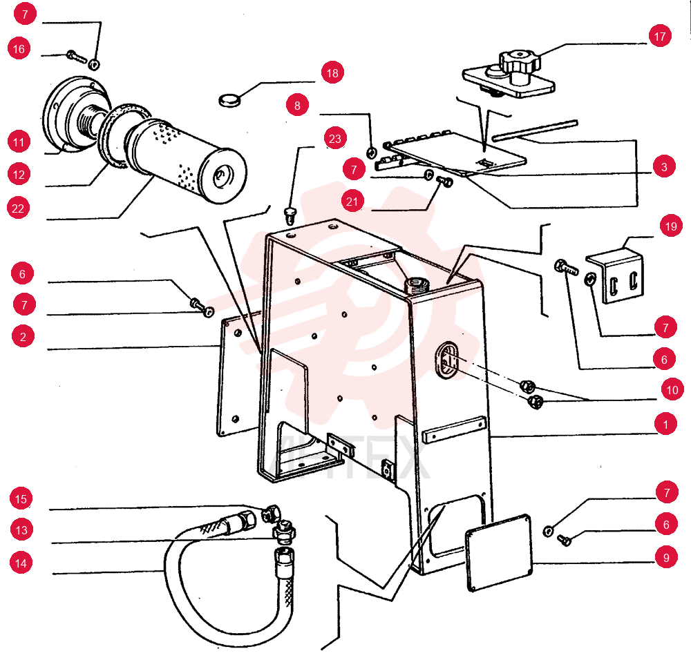 HYDRAULIC OIL RESERVOIR