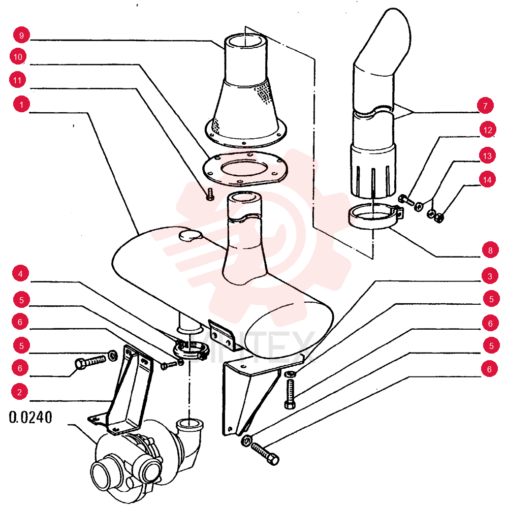 MUFFLER 79105332