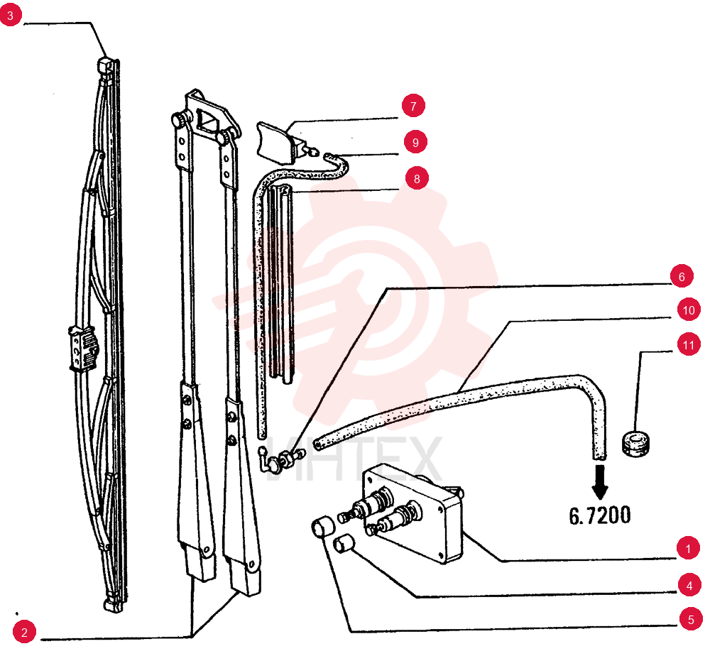 WIPER ARM