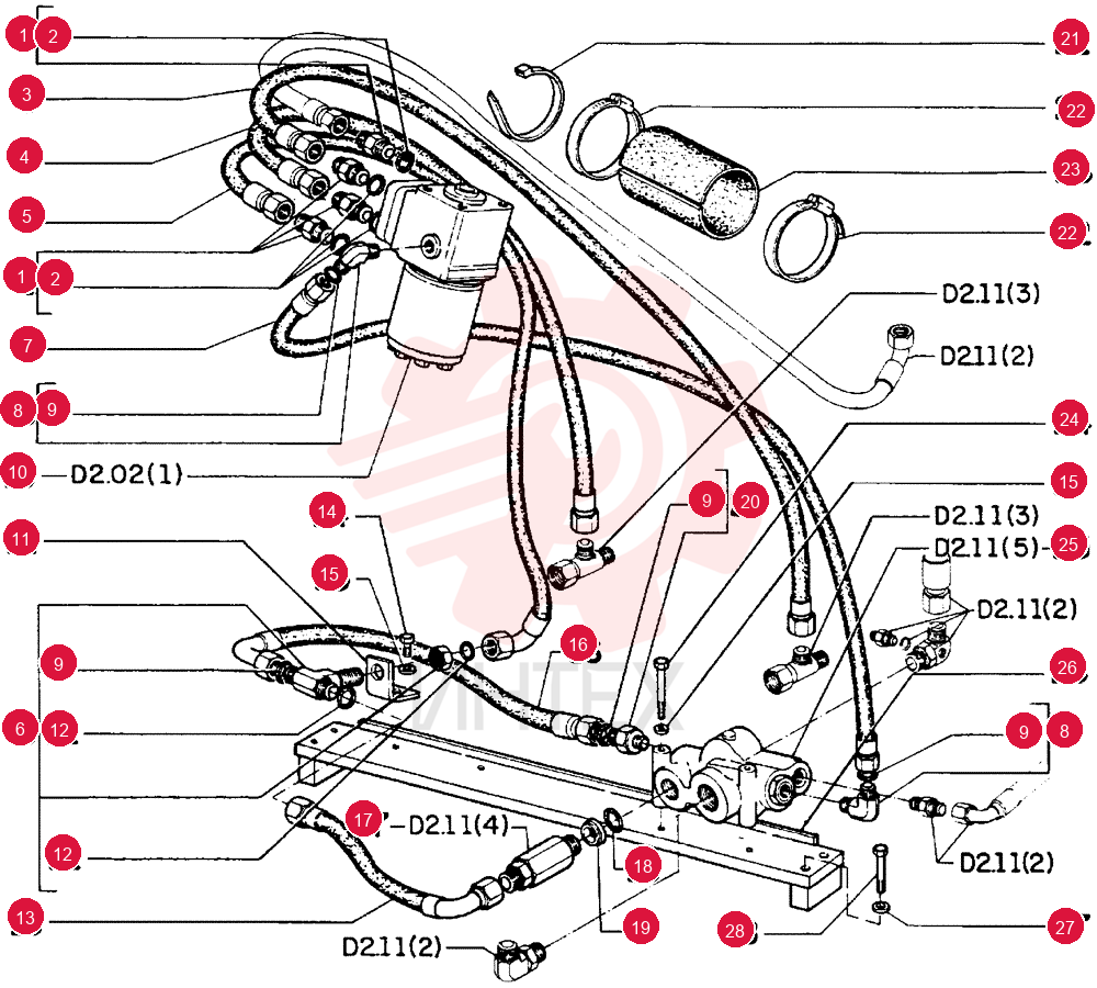 HYD CONNECTOR 79094094