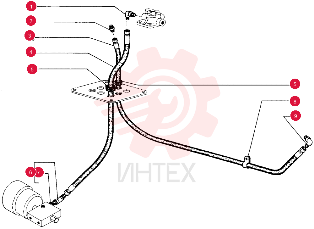 HYD CONNECTOR 45026712