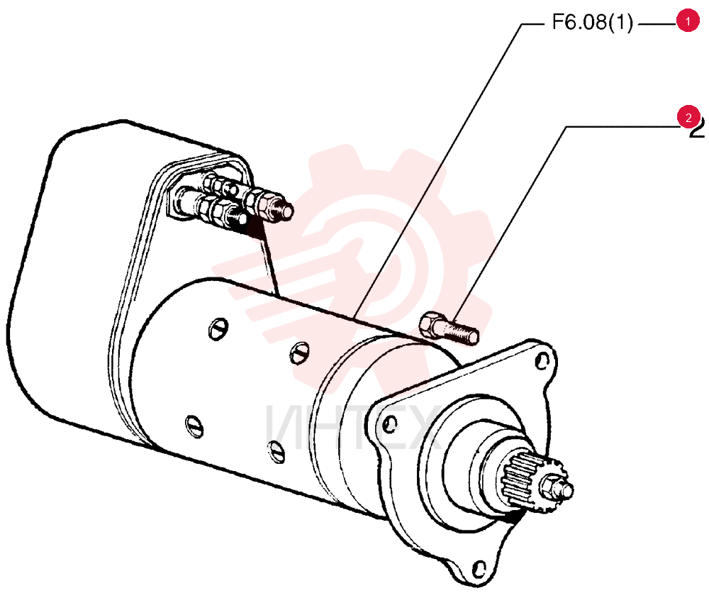 STARTER MOTOR 75204899