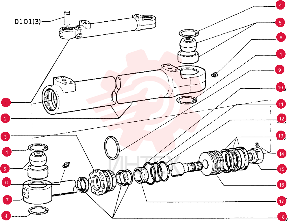 STEERING CYLINDER 75238267