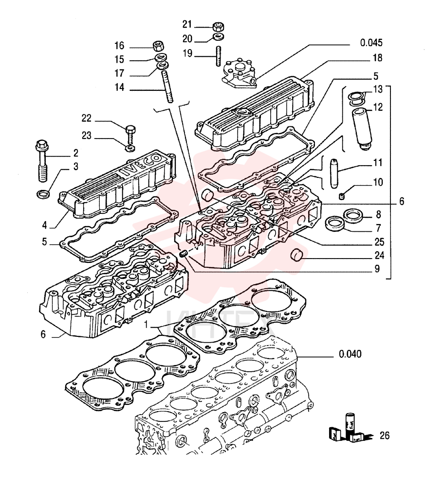 CYLINDER HEAD GASKET,1.78mm Thk