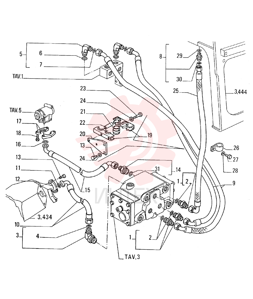 HYD CONNECTOR 79094128
