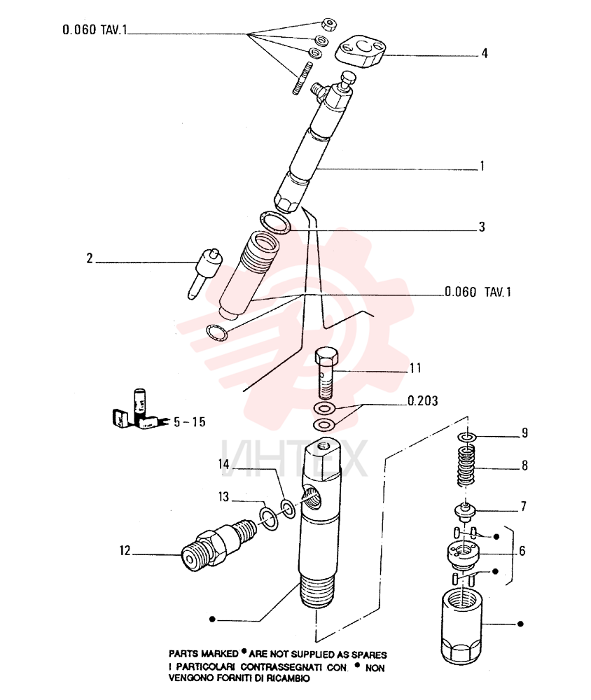 INJECTOR NOZZLE HOLDER