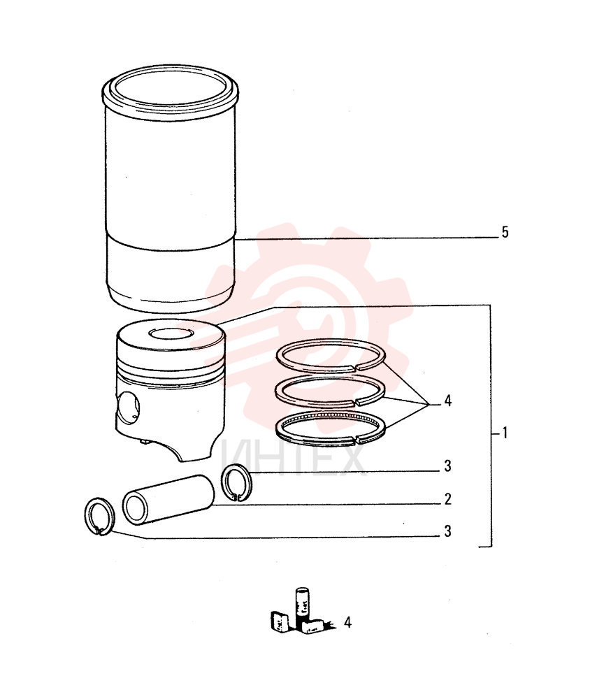 PISTON ASSY 61315190