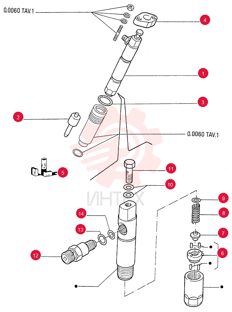 INJECTOR NOZZLE HOLDER