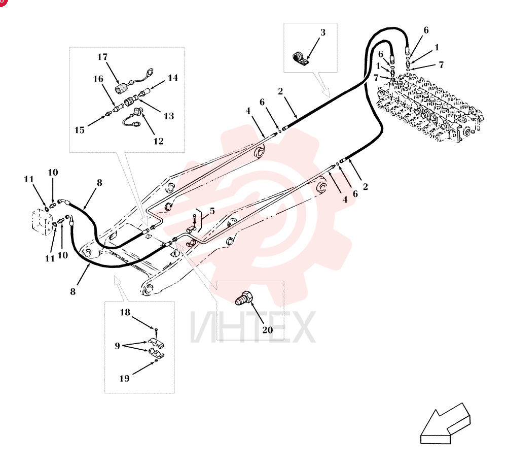 HYD CONNECTOR 154222773 (1)