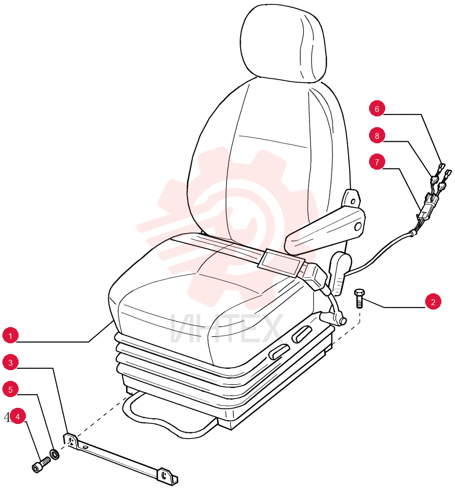 DRIVER SEAT 76044005