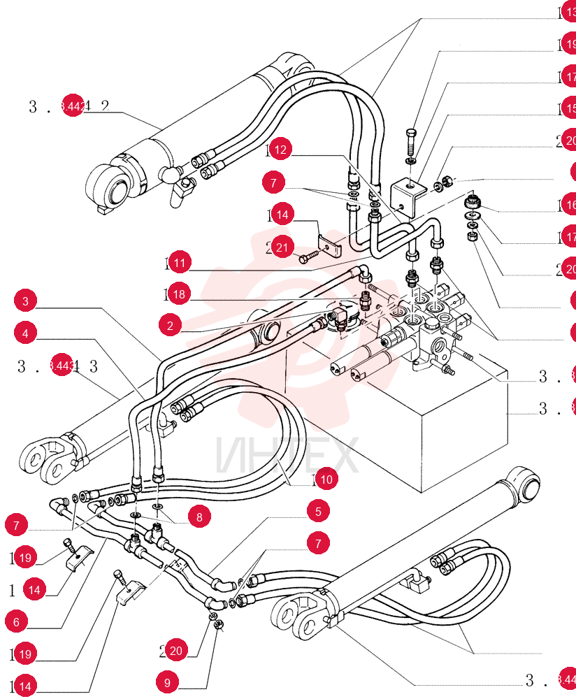 HYD CONNECTOR 76042346