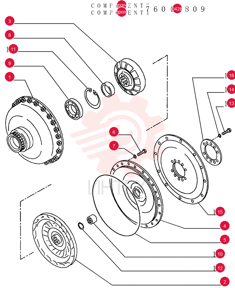 HYDRAULIC PUMP 76042828