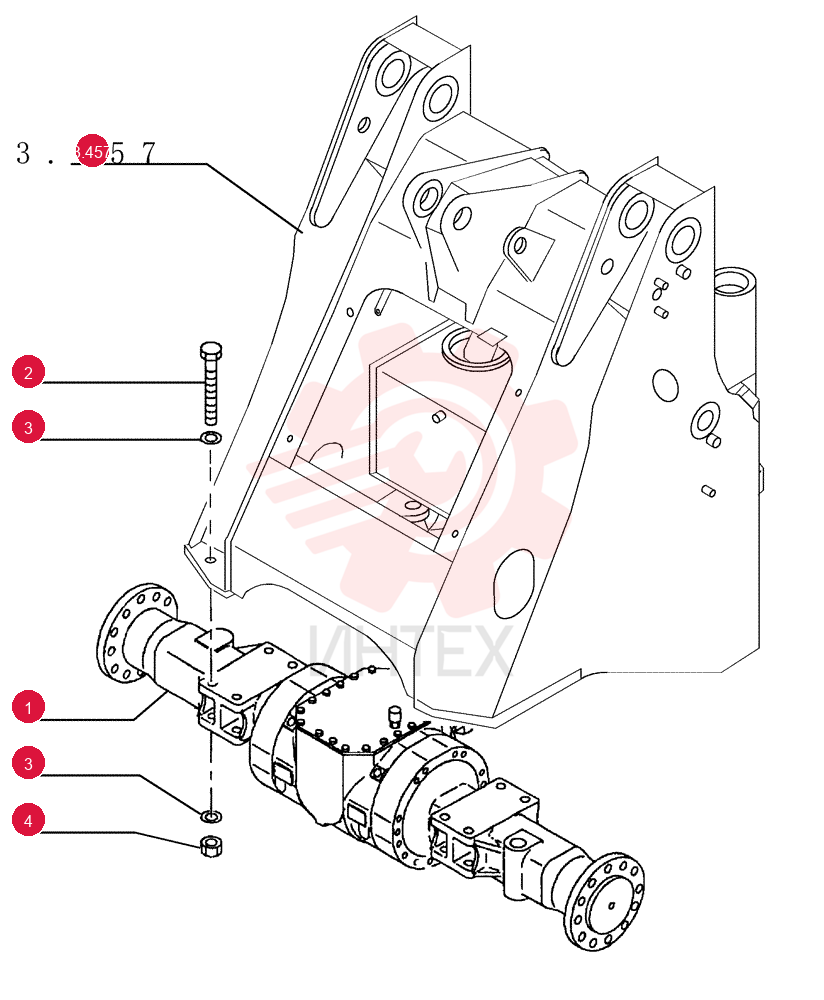 LIVE AXLE 76038126