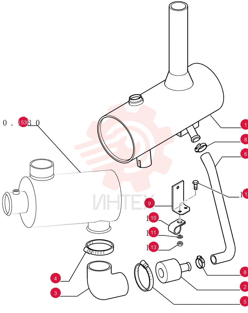 MUFFLER 79101548