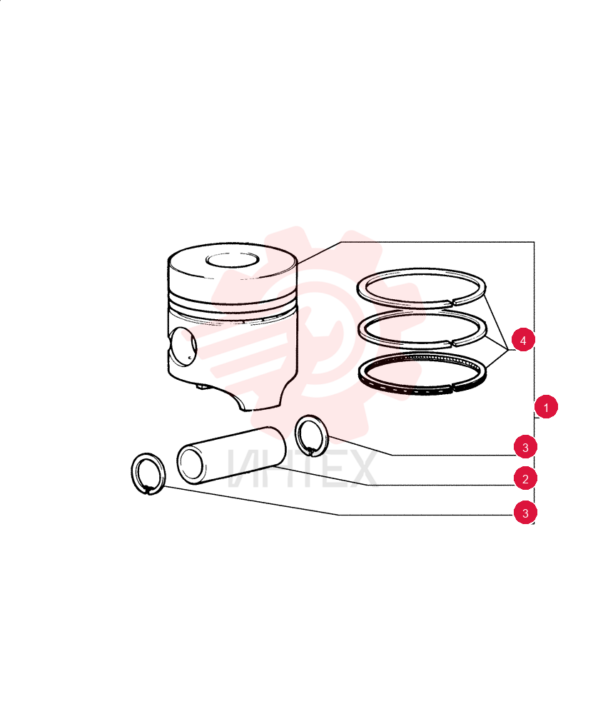 PISTON ASSY 1931068