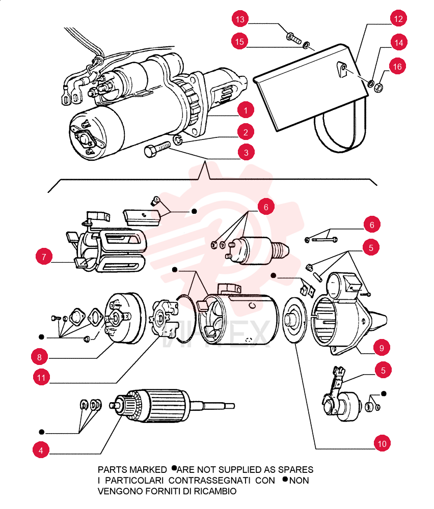 STARTER MOTOR 4807379