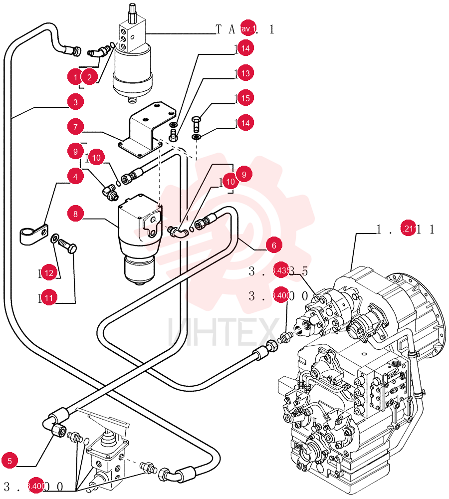 HYD CONNECTOR 79067050