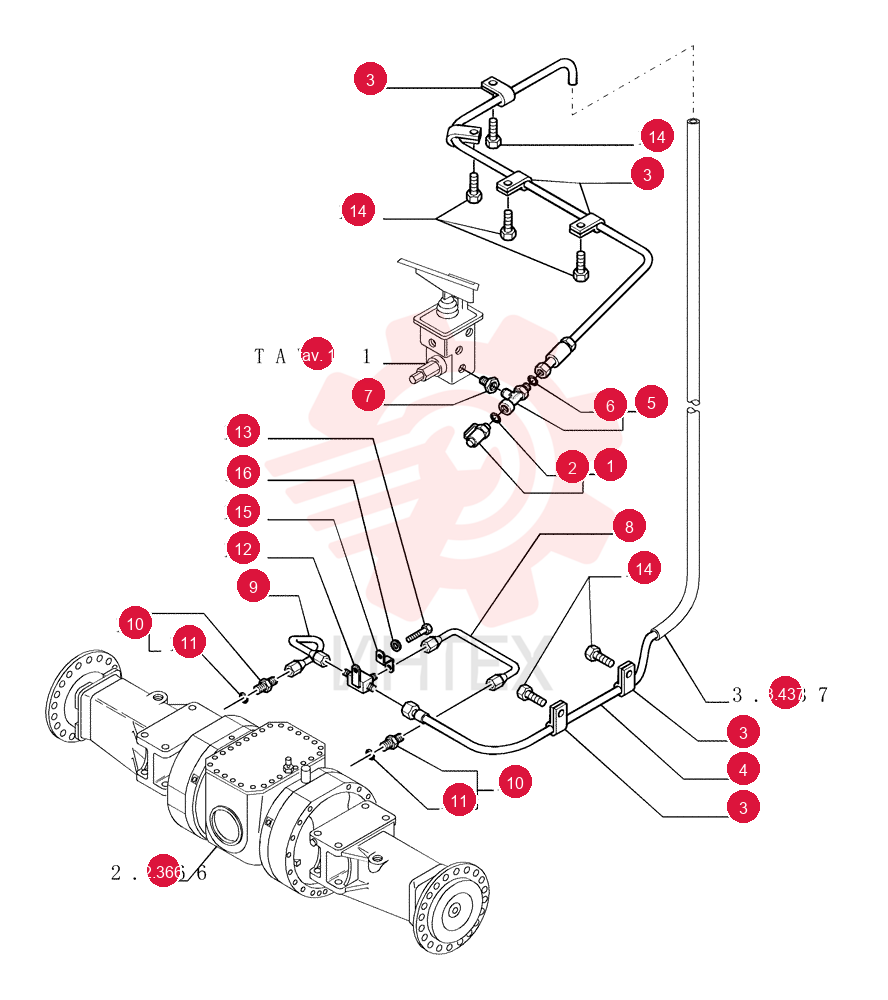 HYDRAULIC VALVE,M14 x 1.5