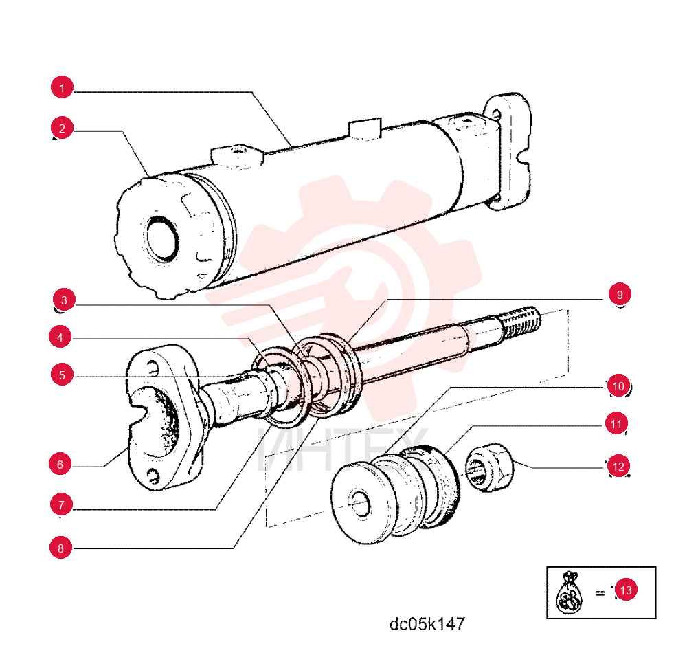 ENGINE CYLINDER LINER,761.1 mm Length