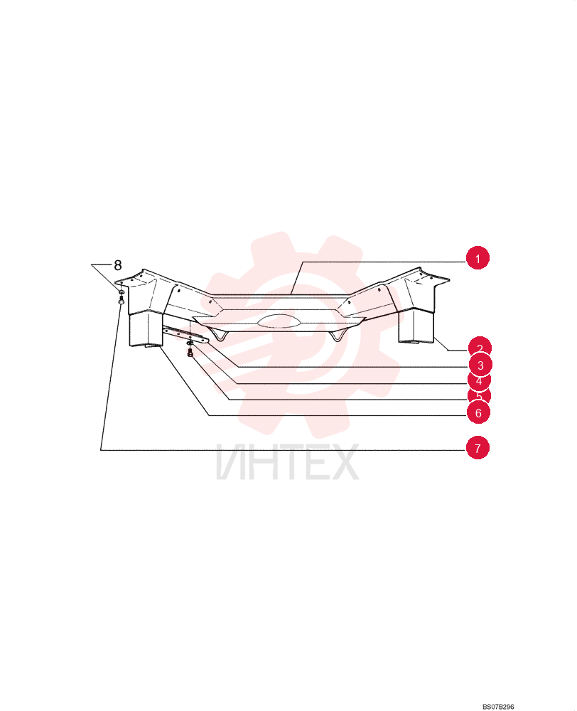 PLASTIC PLATE 71103241