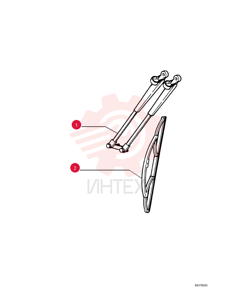 WIPER ARM 75313346 (1)