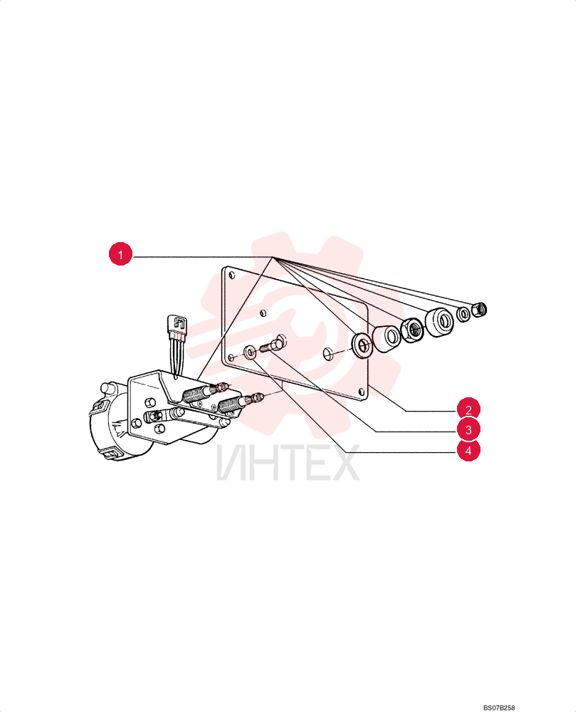 WIPER MOTOR 75313349 (2)