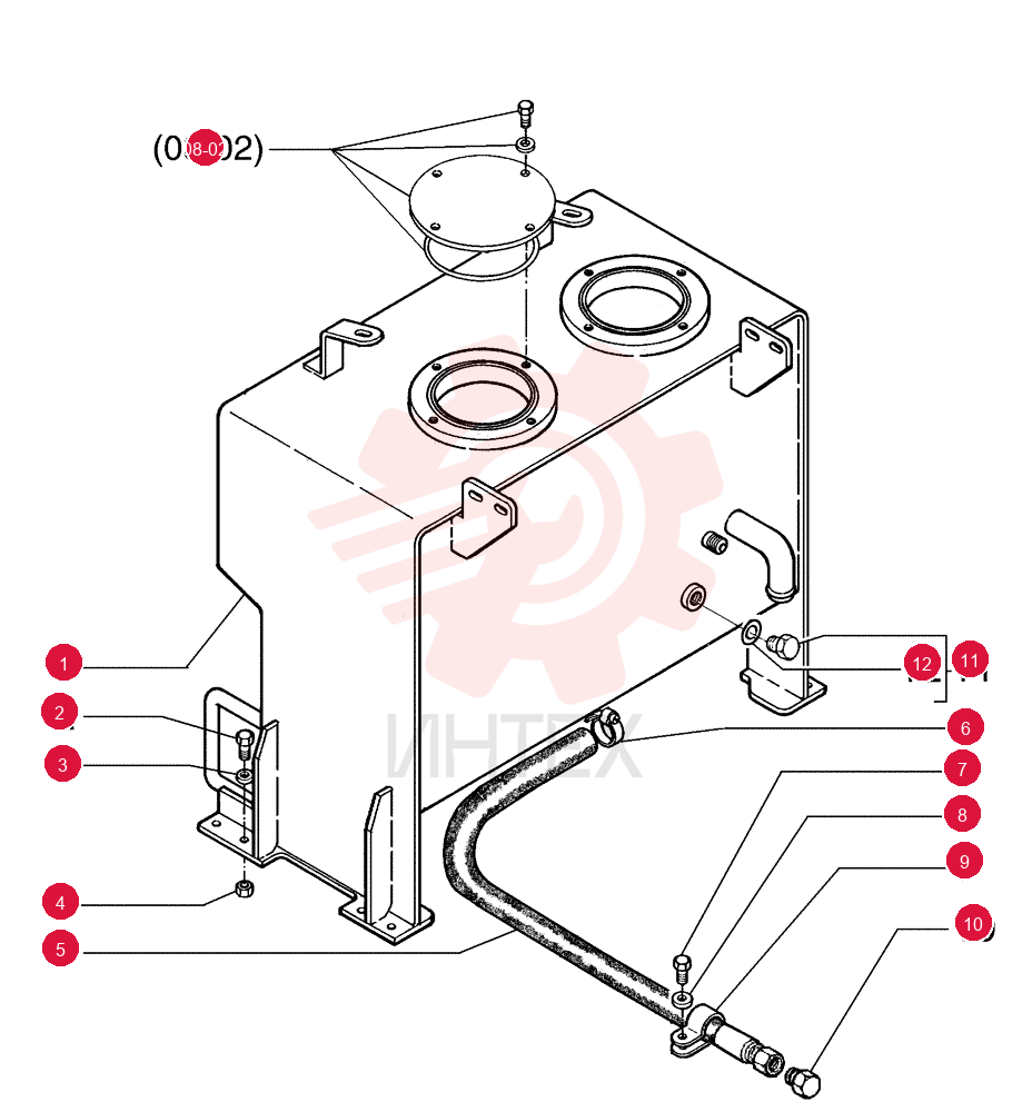 TANK, HYDRAULIC OIL 75324860