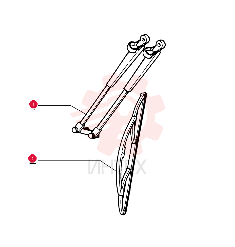 WIPER ARM 75313345