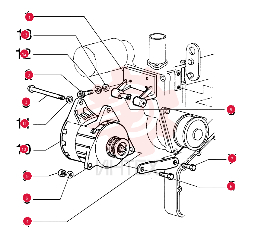 BRACKET, SUPPORTING 87364144