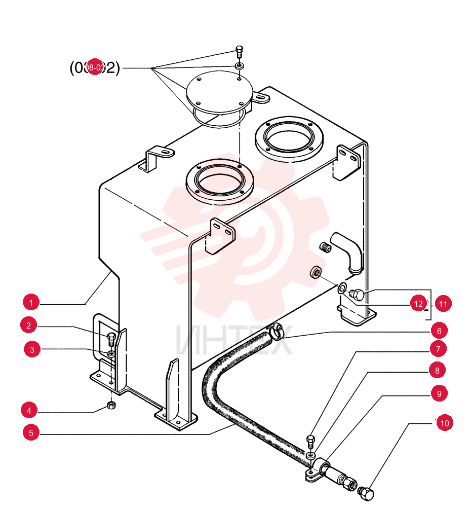 TANK, HYDRAULIC OIL 75324860