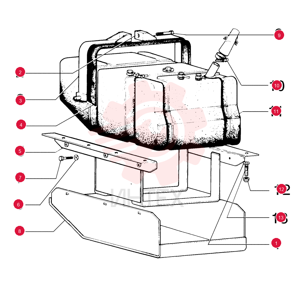 WASHER,0.53" ID x 1.5" OD x 0.25" Thk
