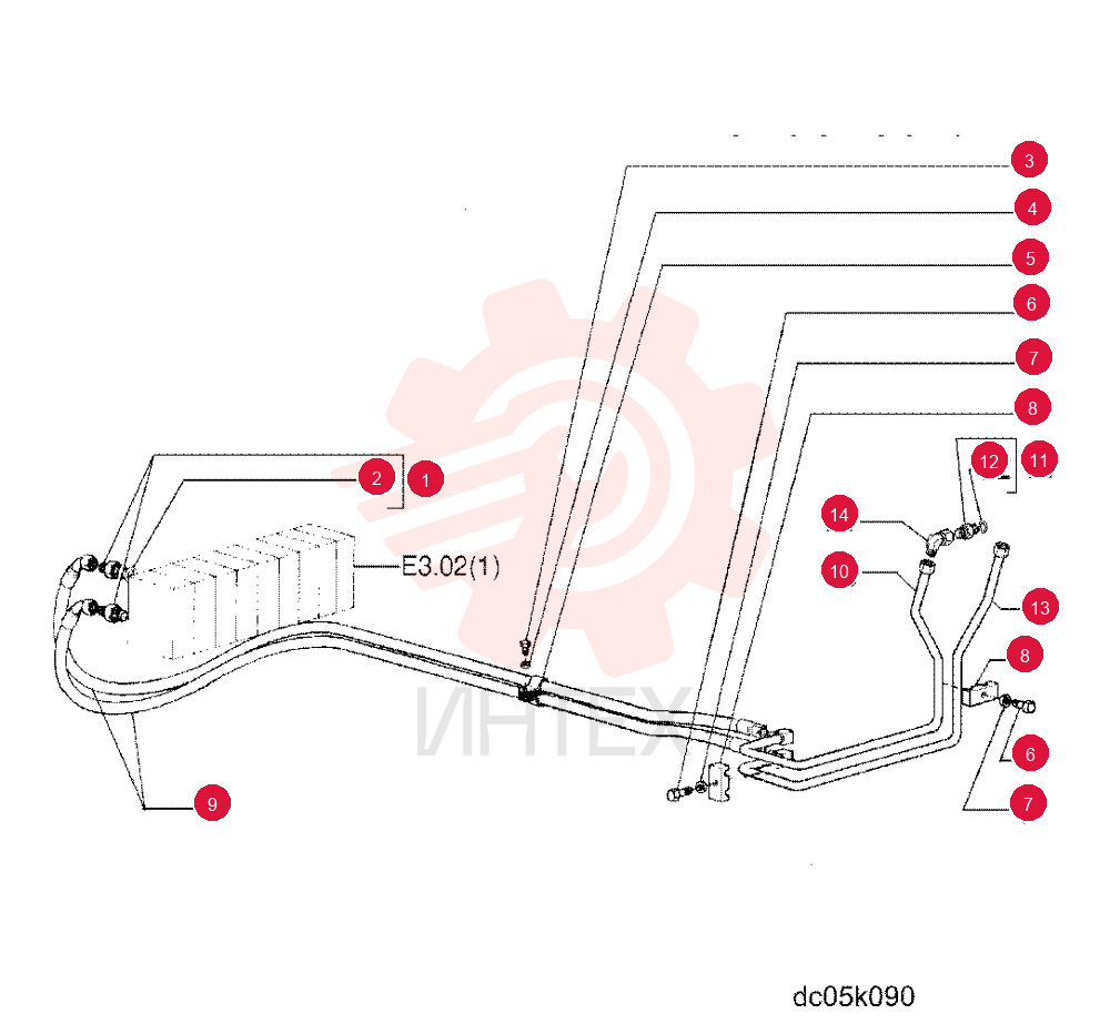 HYD CONNECTOR 70922457