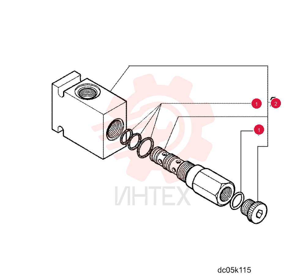 HYDRAULIC VALVE 75323837