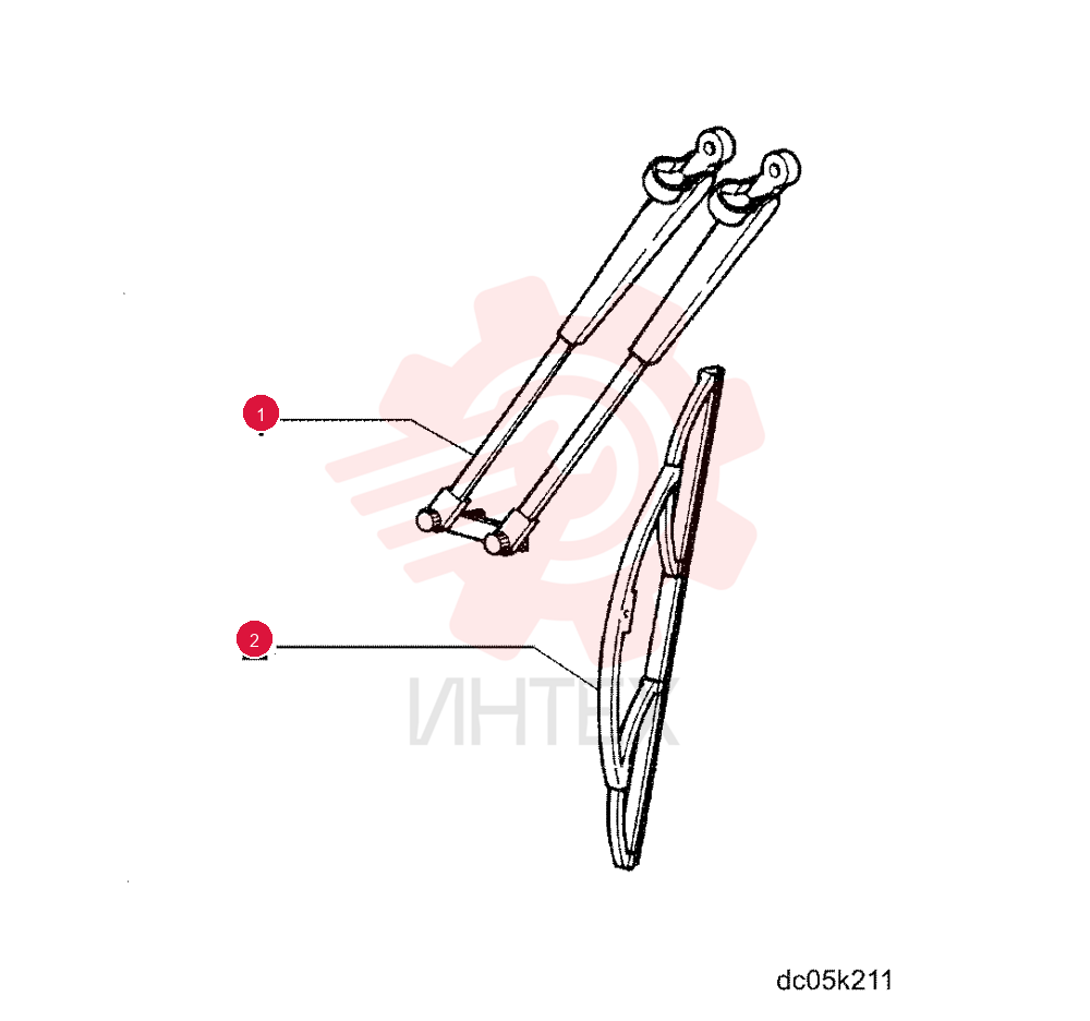 WIPER ARM 75313345