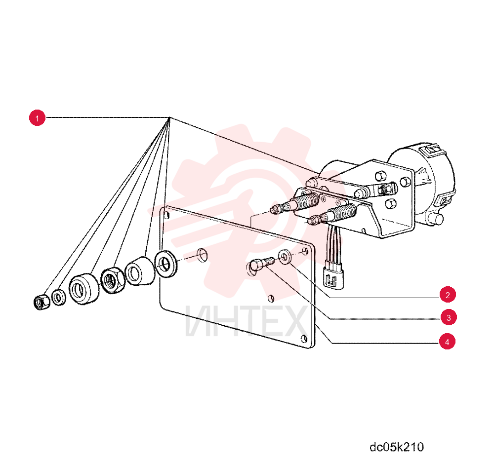 WIPER MOTOR 75313349 (2)
