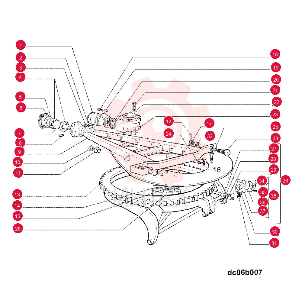 HYDRAULIC MOTOR 75258929