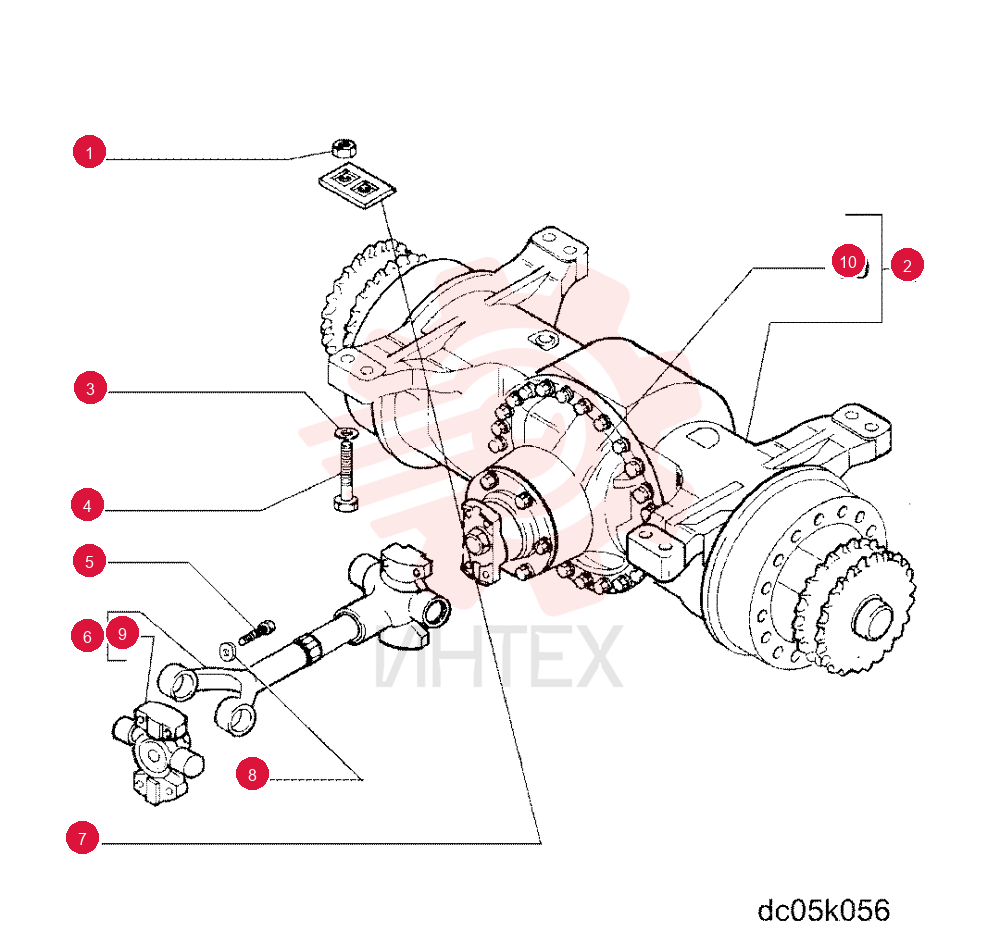 NUT,M24 x 2, Cl 10 12575321 (2)