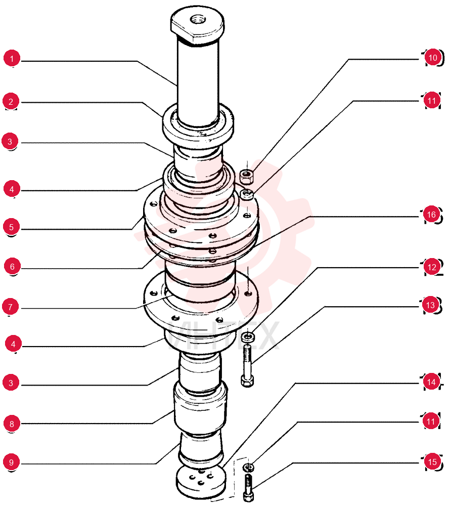 PIN,66.72mm OD x 180mm L 75213817 (2)