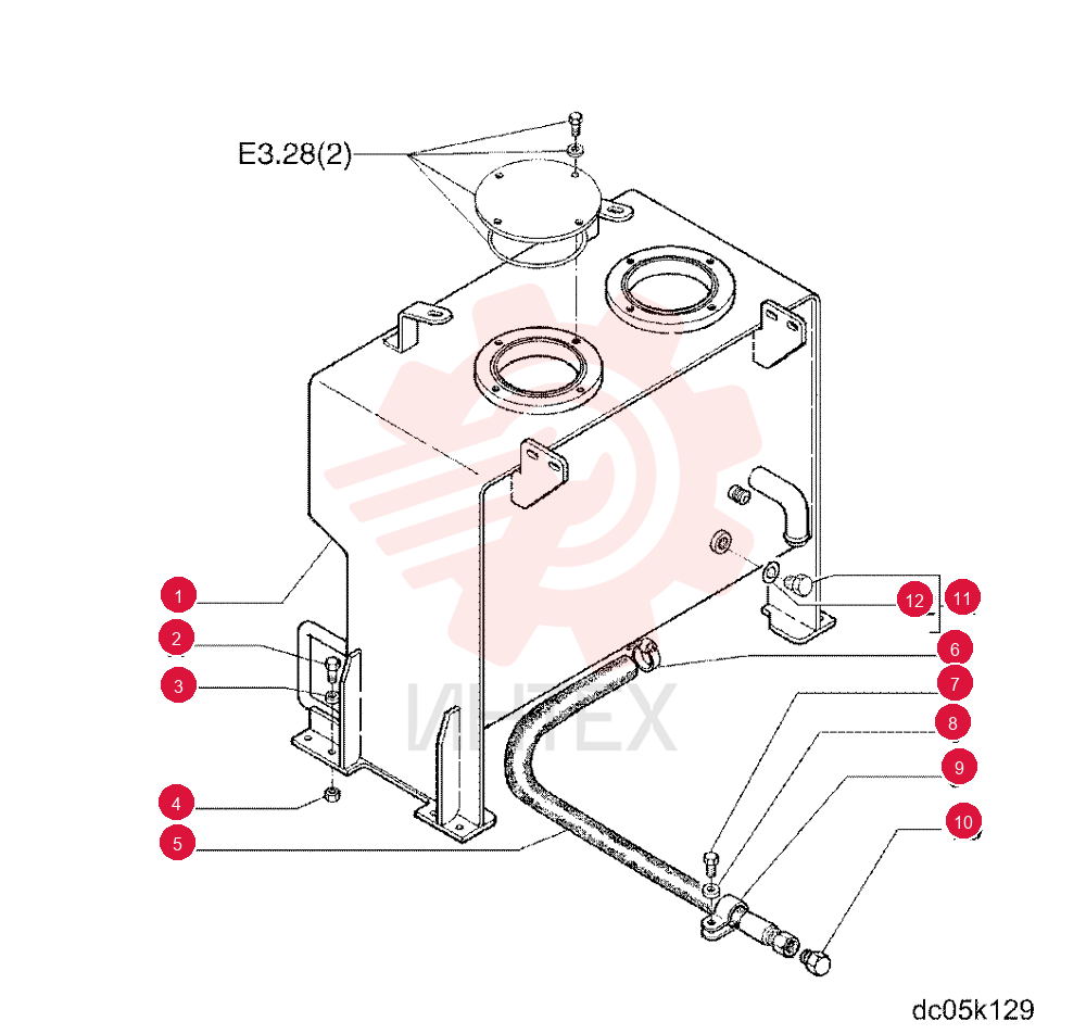 TANK, HYDRAULIC OIL 75324860