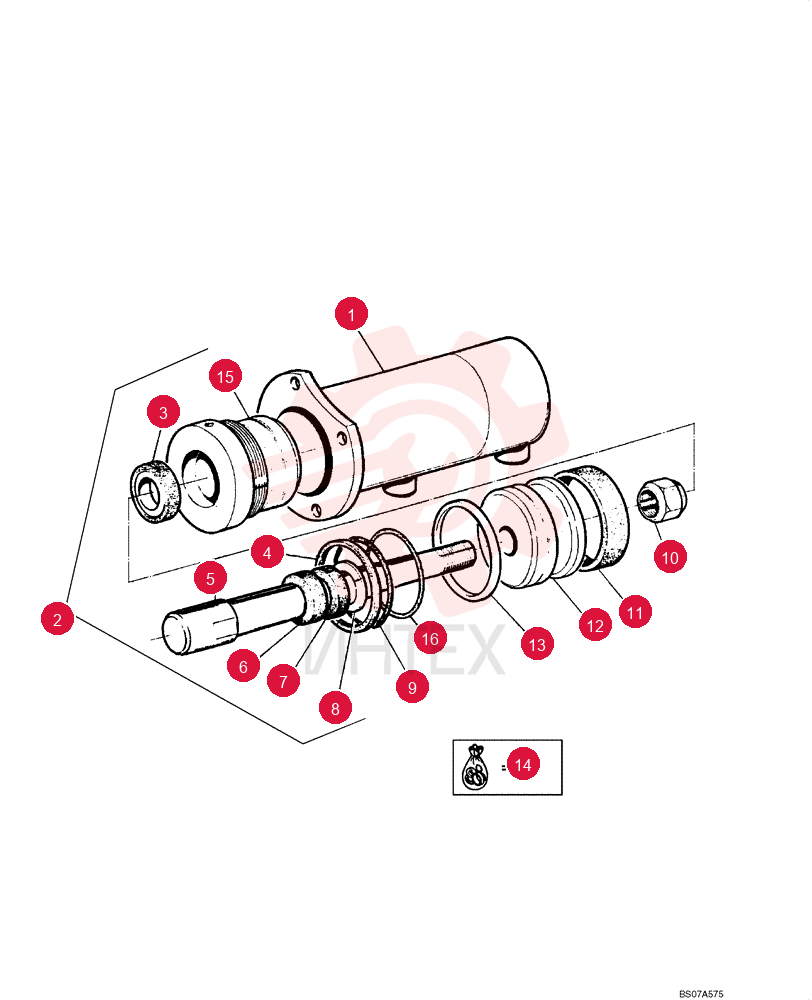 CYLINDER,66.3mm Bore Dia