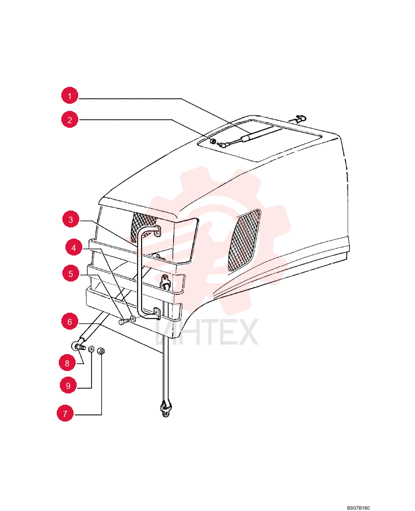 GAS STRUT 75257868