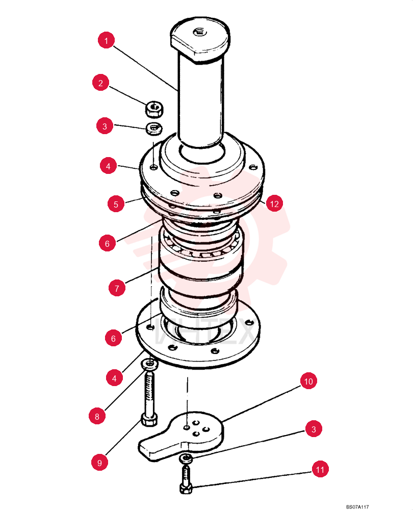 PIN,66.72mm OD x 180mm L 75213817 (1)
