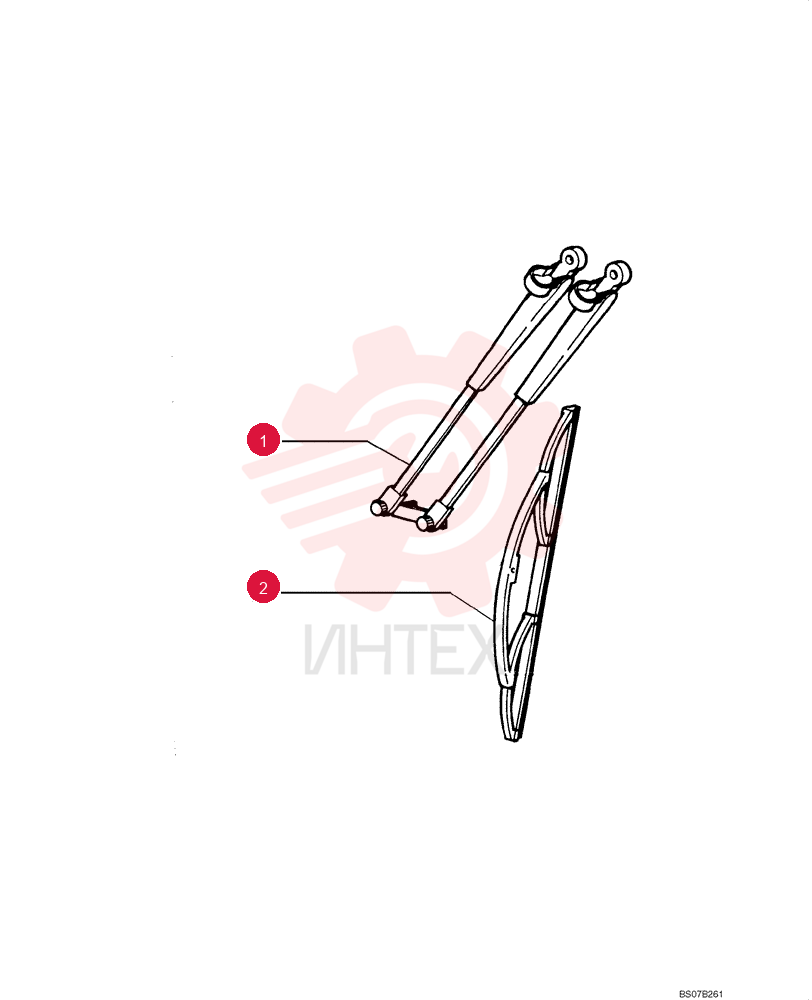 WIPER ARM,Dual 71101599