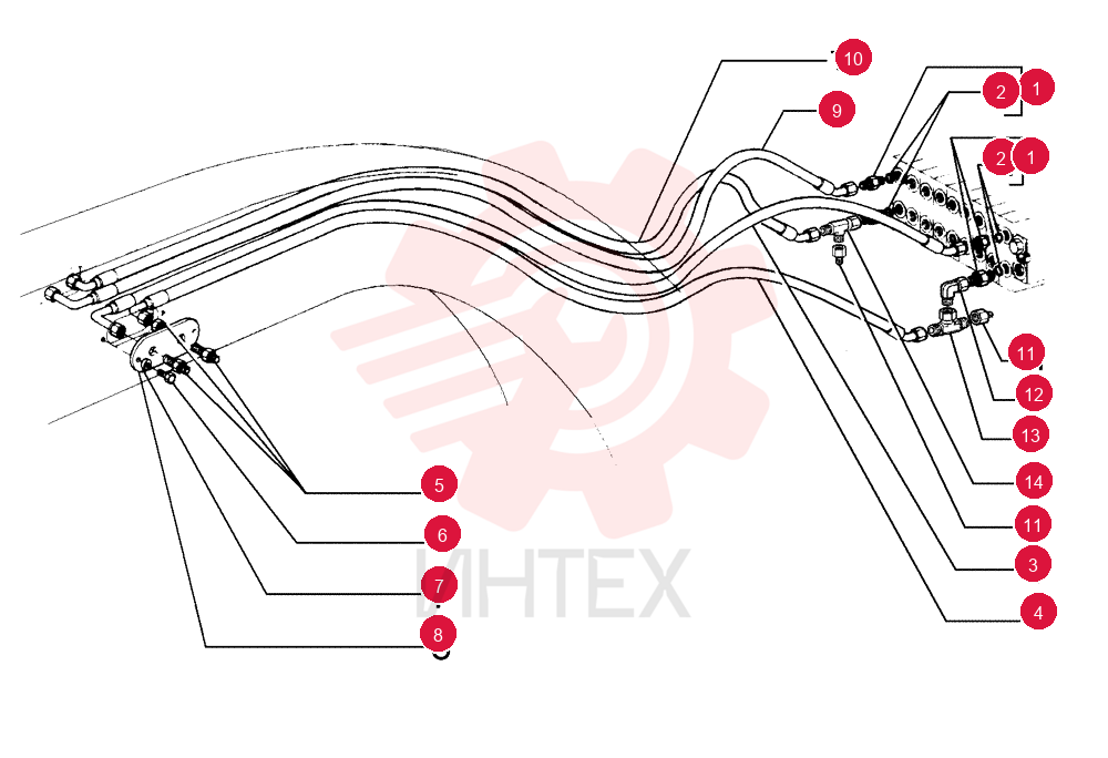HYD CONNECTOR 70921409